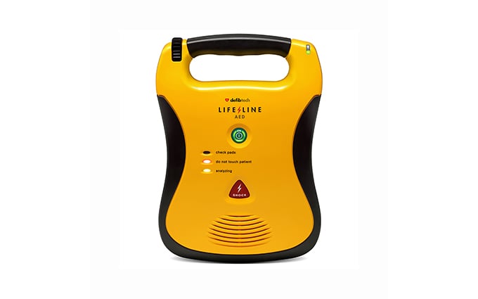 Lifeline AED Semi-Automatic Defibrillator with 7 year battery pack