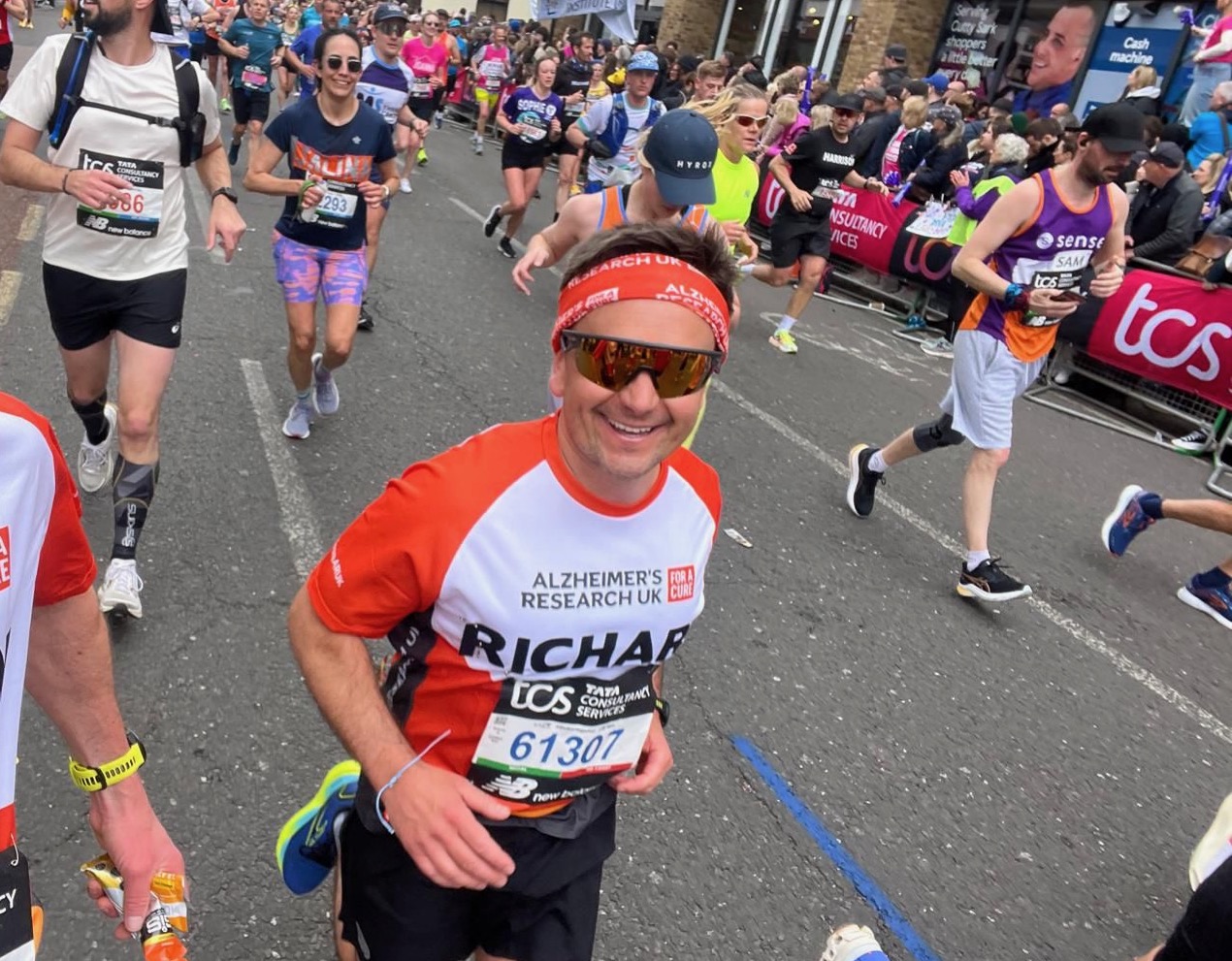 Richard Walker runs London Marathon 2024
