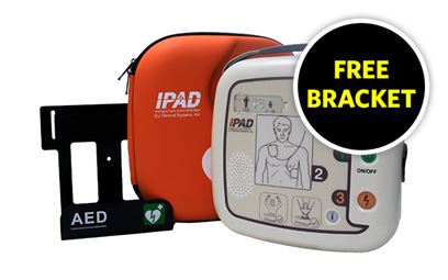 iPAD SP1 Fully Automatic Defibrillator and Wall Bracket Bundle. iPAD SP1 Fully Automatic Defibrillator and Wall Bracket Bundle.
