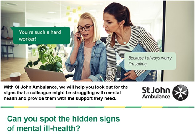 "Can you spot the hidden signs of mental ill-health."