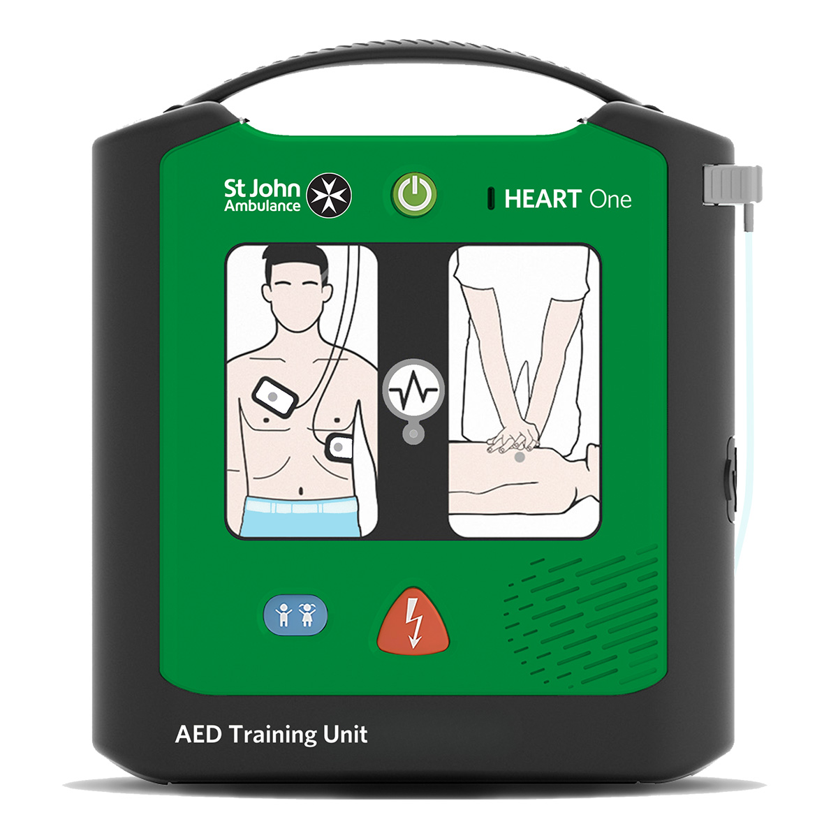 The front of the St John Ambulance HEART One Trainer.