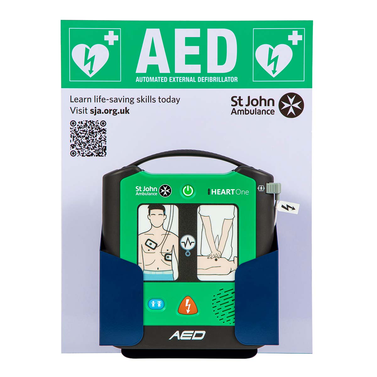 A practical use of the St John Ambulance HEART Backboard, with the HEART Wall Bracket and the HEART One.