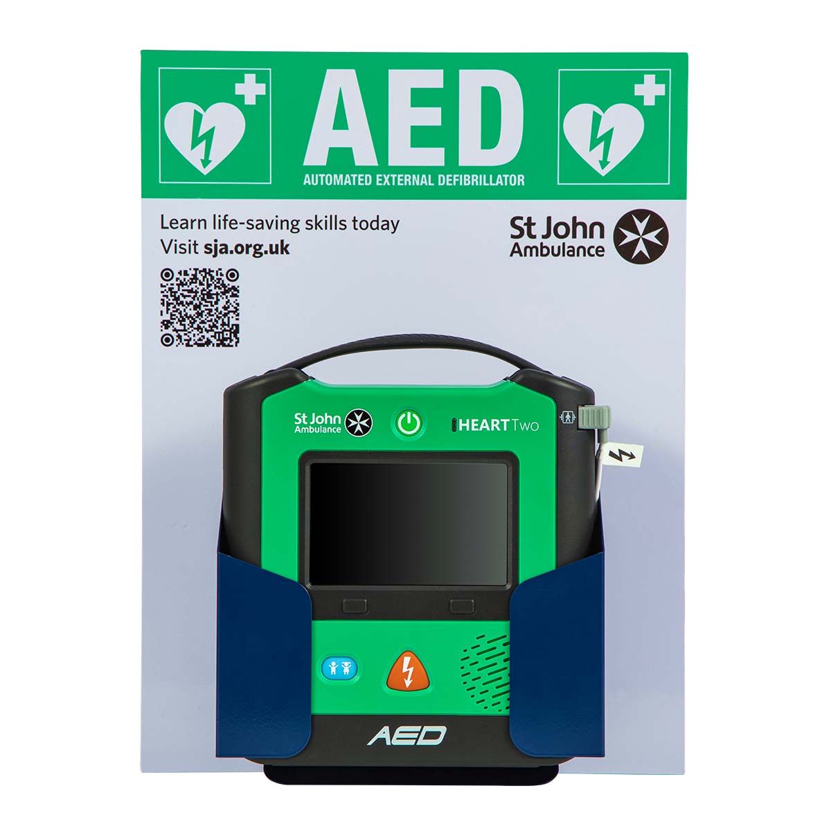 A practical use of the St John Ambulance HEART Backboard, with the HEART Wall Bracket and the HEART Two.