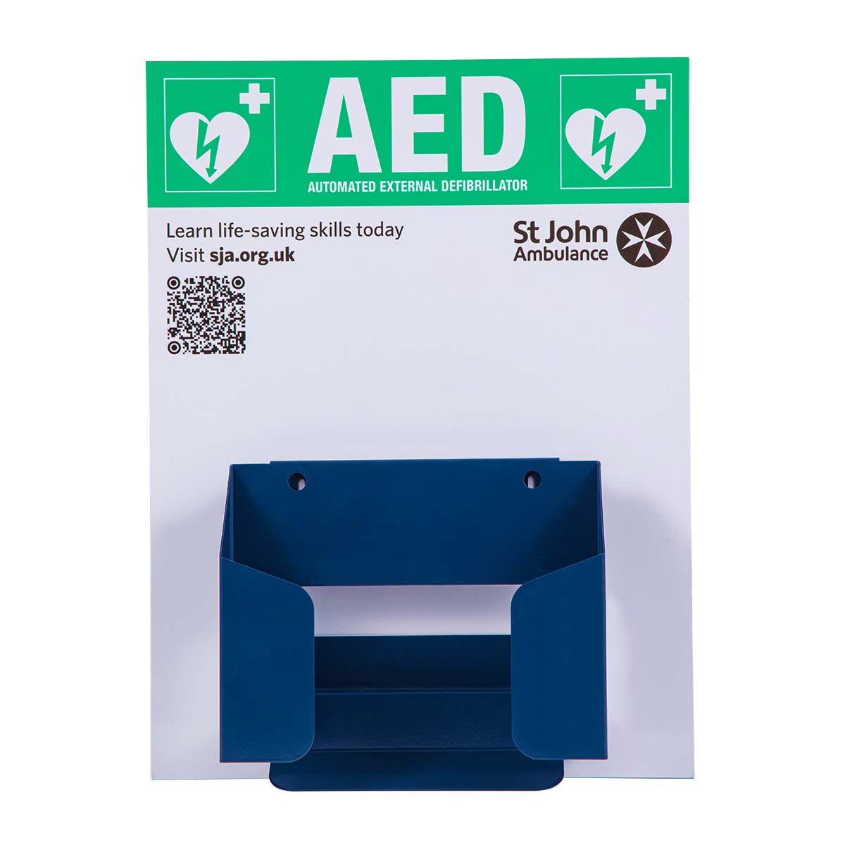 A practical use of the St John Ambulance HEART Backboard, with the HEART Wall Bracket.