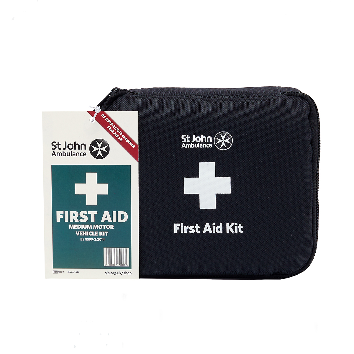 St John Ambulance Medium Motor Vehicle First Aid Kit BS 8599-2:2014.