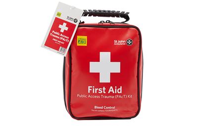 St John Ambulance Public Access Trauma PAcT First Aid Kit with Tourniquet St John Ambulance Public Access Trauma PAcT First Aid Kit with Tourniquet