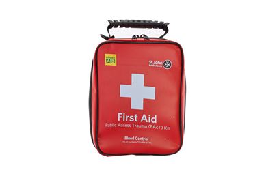 St John Ambulance Public Access Trauma PAcT First Aid Kit with Tourni-Key
