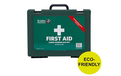 St John Ambulance Large Workplace First Aid Kit BS-8599-1:2019 St John Ambulance Large Workplace First Aid Kit BS-8599-1:2019
