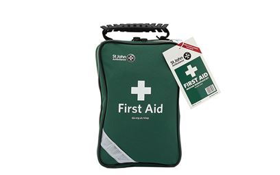St John Ambulance Medium Workplace First Aid Kit Grab Bag BS-8599-1:2019