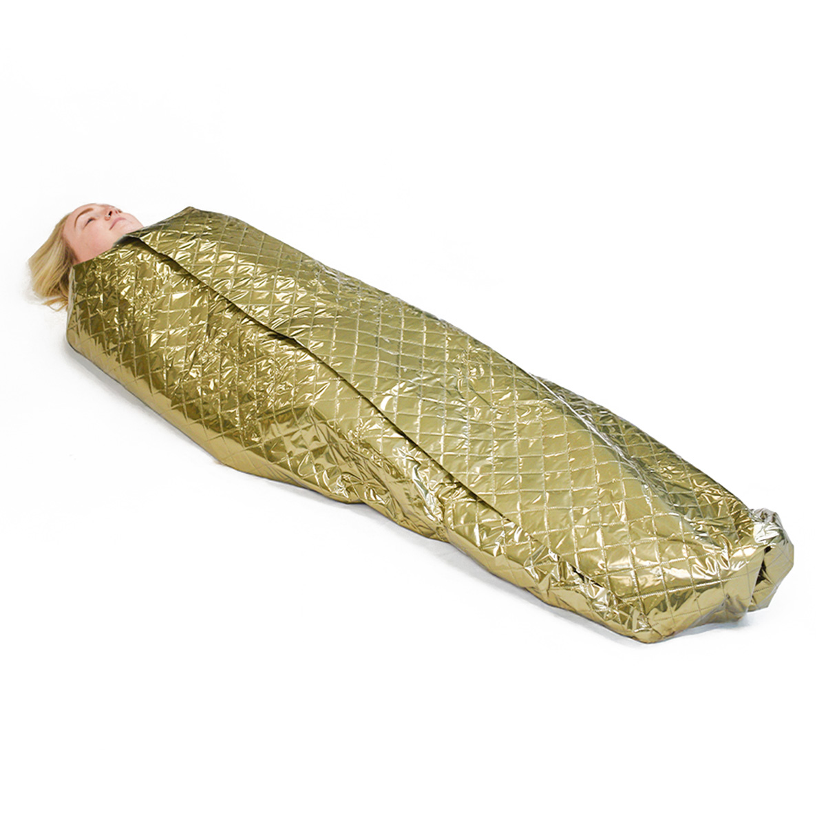 Pack of 30 THERMARMOUR Emergency Blankets - Green.