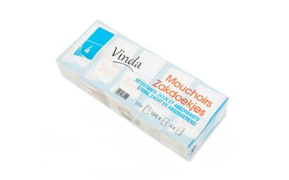 Vinda Soft 4-Ply Tissues - Pack of 10