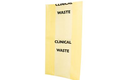 40cm x 61cm Large Yellow Clinical Waste Bag 40cm x 61cm Large Yellow Clinical Waste Bag