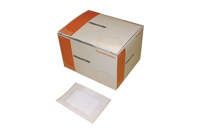 Box of 50 8.3cm x 6cm Primapore Adhesive Dressing Pads Box of 50 8.3cm x 6cm Primapore Adhesive Dressing Pads Box of 50 8.3cm x 6cm Primapore Adhesive Dressing Pads Box of 50 8.3cm x 6cm Primapore Adhesive Dressing Pads