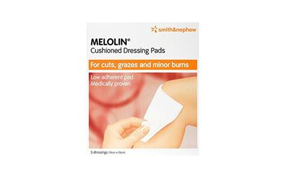 Pack of 5 10cm x 10cm Melolin Cushioned Dressing Pads Pack of 5 10cm x 10cm Melolin Cushioned Dressing Pads Pack of 5 10cm x 10cm Melolin Cushioned Dressing Pads Pack of 5 10cm x 10cm Melolin Cushioned Dressing Pads