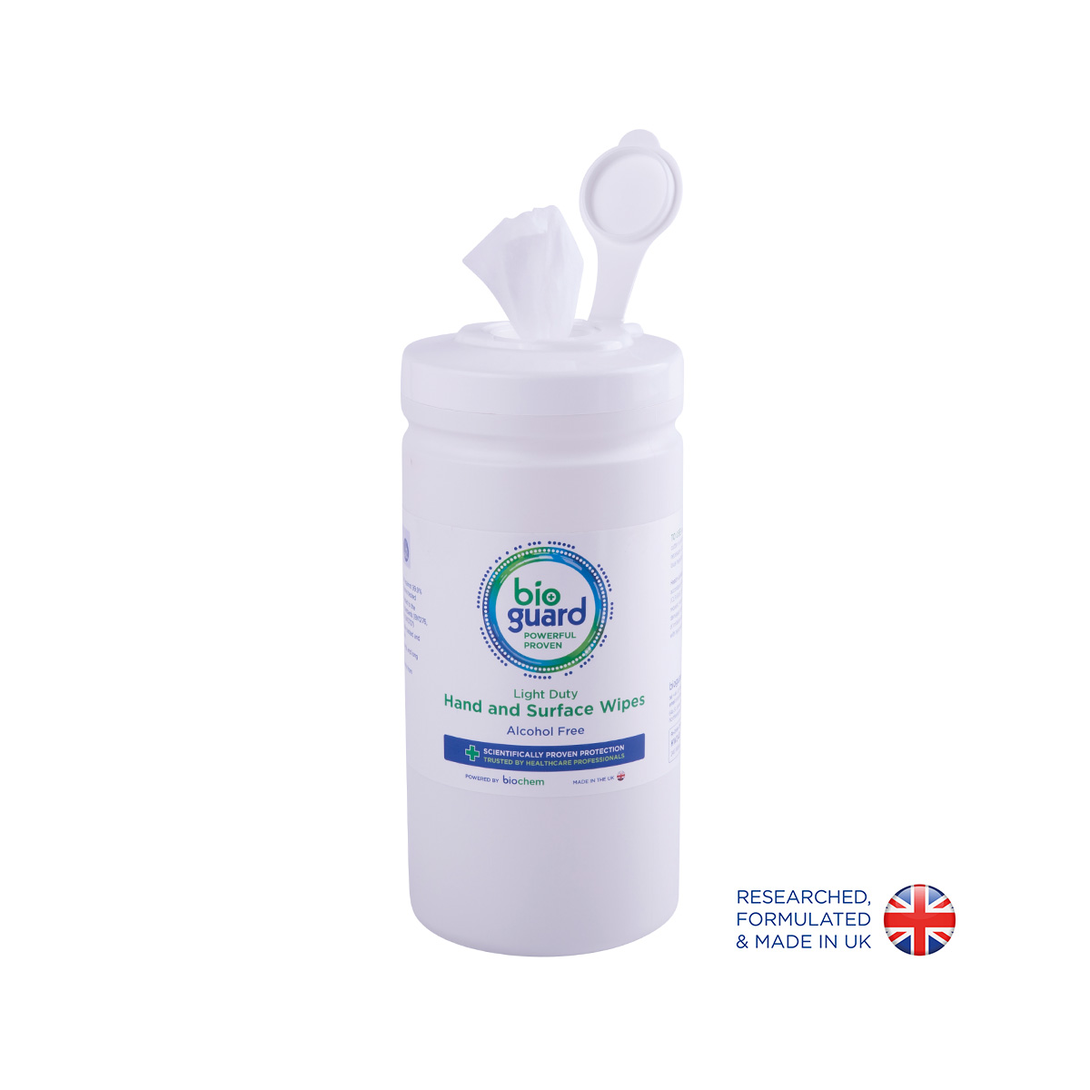 Tub of 240 Bioguard Light Duty Hand and Surface Wipes Tub of 240 Bioguard Light Duty Hand and Surface Wipes