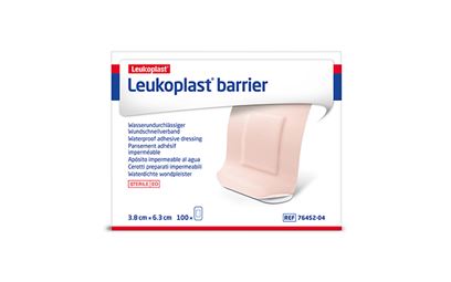 Pack of 100 3.8cm x 6.3cm Leukoplast Barrier Plasters