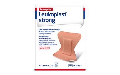 Pack of 50 4.4 x 5cm Leukoplast Strong Fabric Plasters