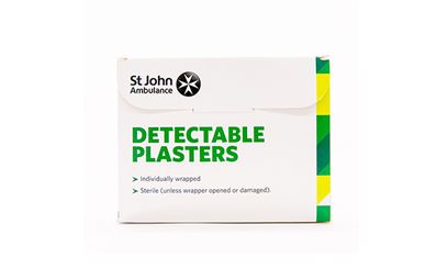 Pack of 100 7.5cm x 2.5cm St John Ambulance Blue Washproof Detectable Plasters Pack of 100 7.5cm x 2.5cm St John Ambulance Blue Washproof Detectable Plasters Pack of 100 7.5cm x 2.5cm St John Ambulance Blue Washproof Detectable Plasters Pack of 100 7.5cm x 2.5cm St John Ambulance Blue Washproof Detectable Plasters