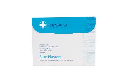 Pack of 50 Detectable Fingertip Plasters Pack of 50 Detectable Fingertip Plasters