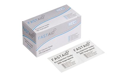Fast Aid Pre-Injection Swabs – Pack of 100