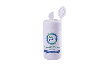 Tub of 100 Bioguard Light Duty Hand and Surface Wipes Tub of 100 Bioguard Light Duty Hand and Surface Wipes