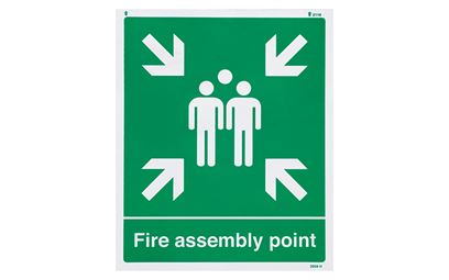 Fire Assembly Point Vinyl Sign Fire Assembly Point Vinyl Sign