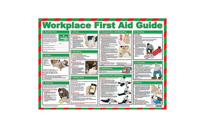 Workplace First Aid Guide Poster