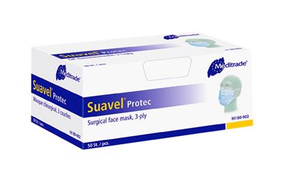 Pack of 50 Suavel Protec Type II R Surgical Face Masks