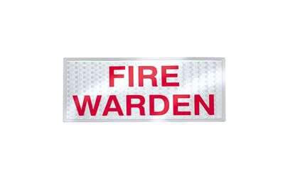 Fire Warden Reflective Badge Set Fire Warden Reflective Badge Set