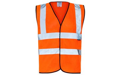 Orange Supertouch® Hi-Visibility Waistcoat Small Orange Supertouch® Hi-Visibility Waistcoat