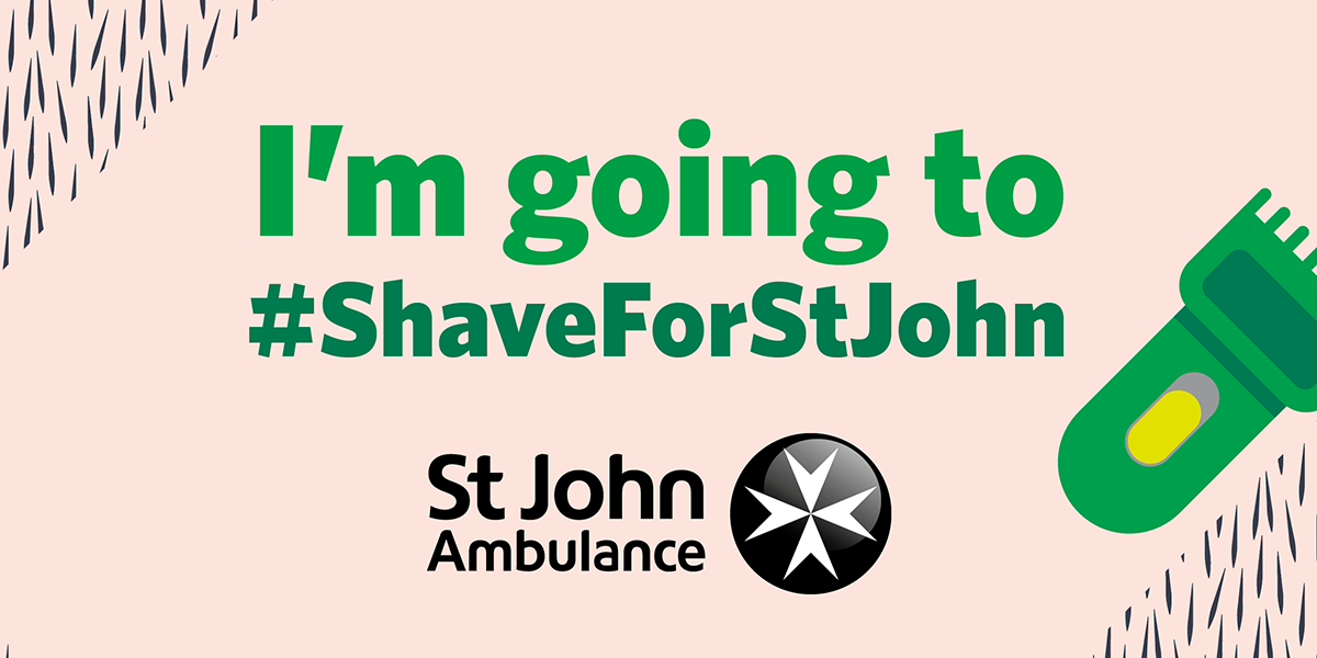 Shave for St John Support Twitter graphic