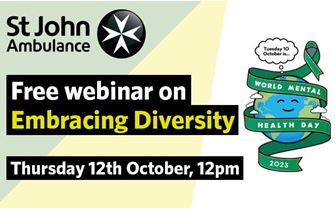 Free webinar on Embracing Diversity. Thursday 12th October, 12pm. Free webinar on Embracing Diversity. Thursday 12th October, 12pm.