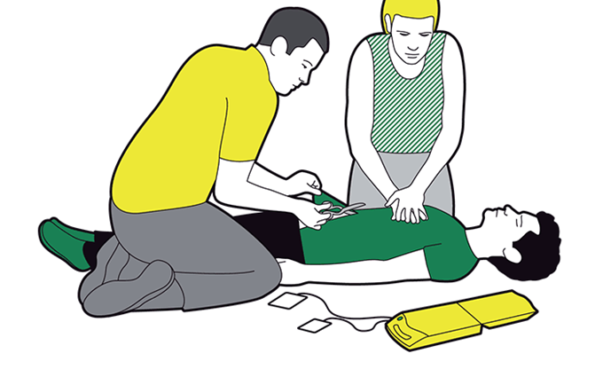 Defibrillator use sales