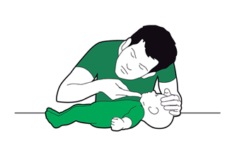 Baby primary survey - breathing - check if the baby is breathing normally Baby primary survey - breathing - check if the baby is breathing normally