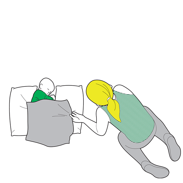 Baby seizures first aid - try to cool the baby down