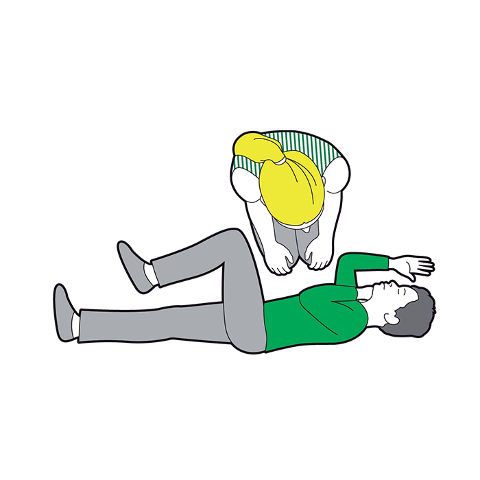 Child CPR - if the child becomes responsive and starts to breathe normally, put them in the recovery position