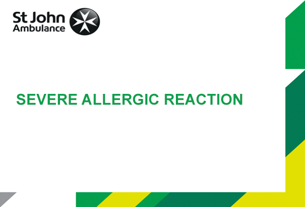 Severe Allergic Reaction presentation