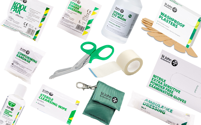 First aid supplies and consumables