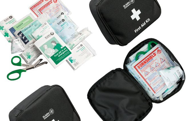 Motoring and car first aid kits