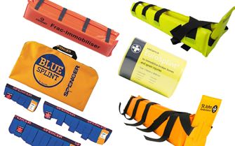 Splints and fracture straps