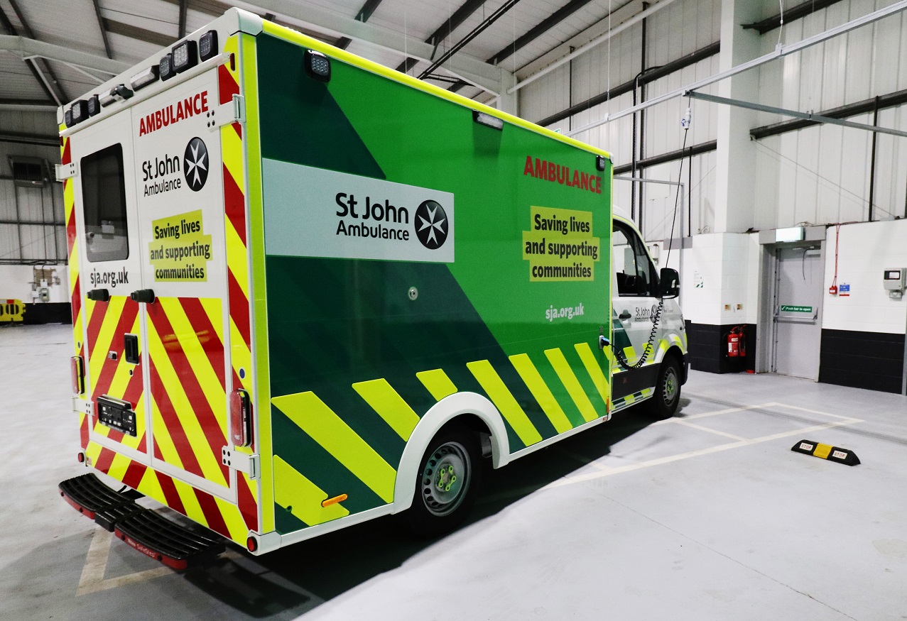 St John Ambulance unveils new ambulance St John Ambulance
