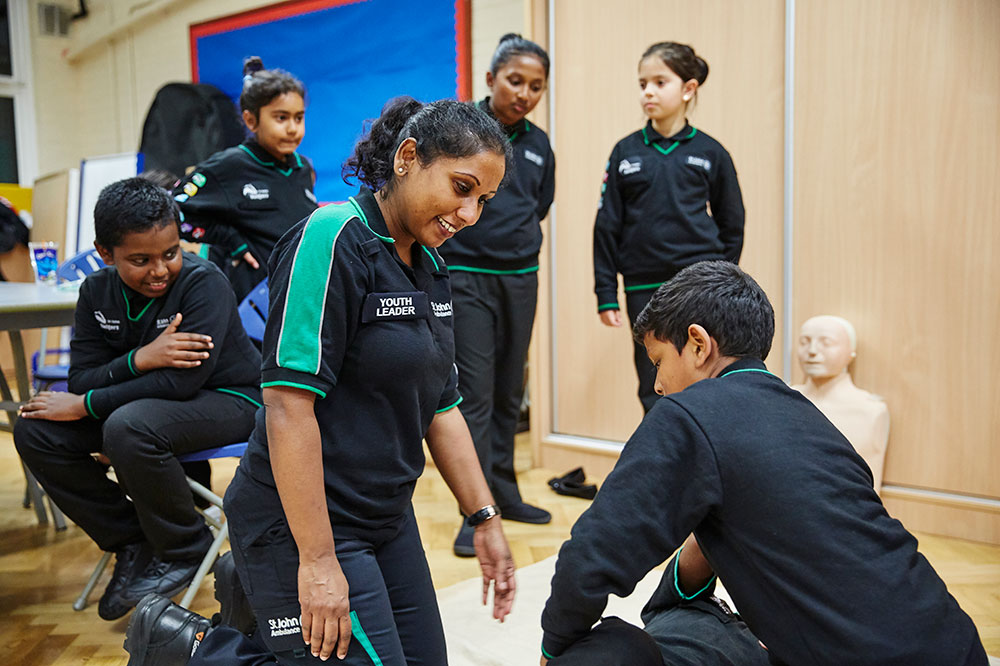 Youth team volunteers
