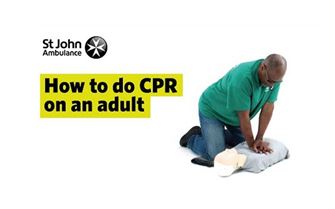 How to do cpr on an adult