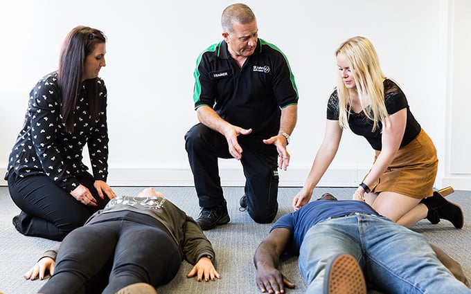 Trainer delivery first aid course