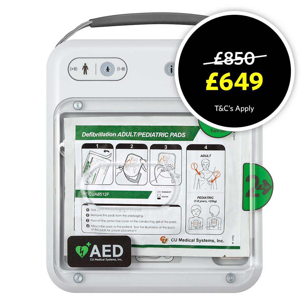iPAD NFK200 Semi-Automatic Defibrillator.
