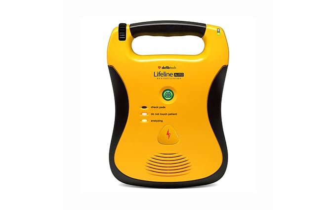Lifeline AED Fully Automatic Defibrillator with 5 Year Battery Pack