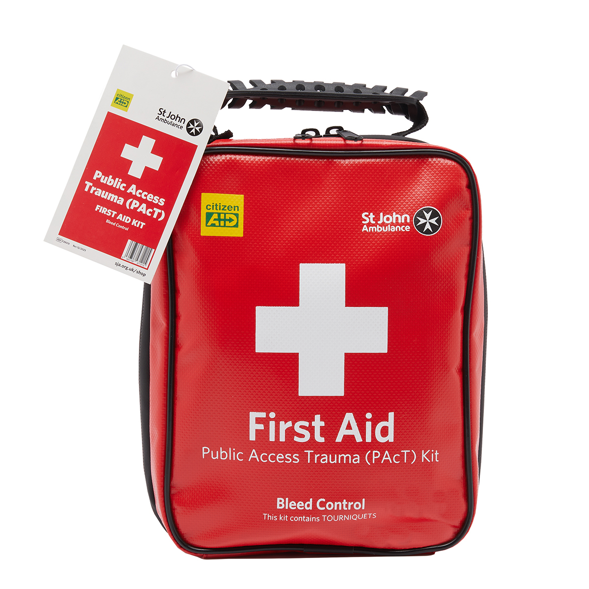 St John Ambulance Public Access Trauma PAcT First Aid Kit with Tourniquet.