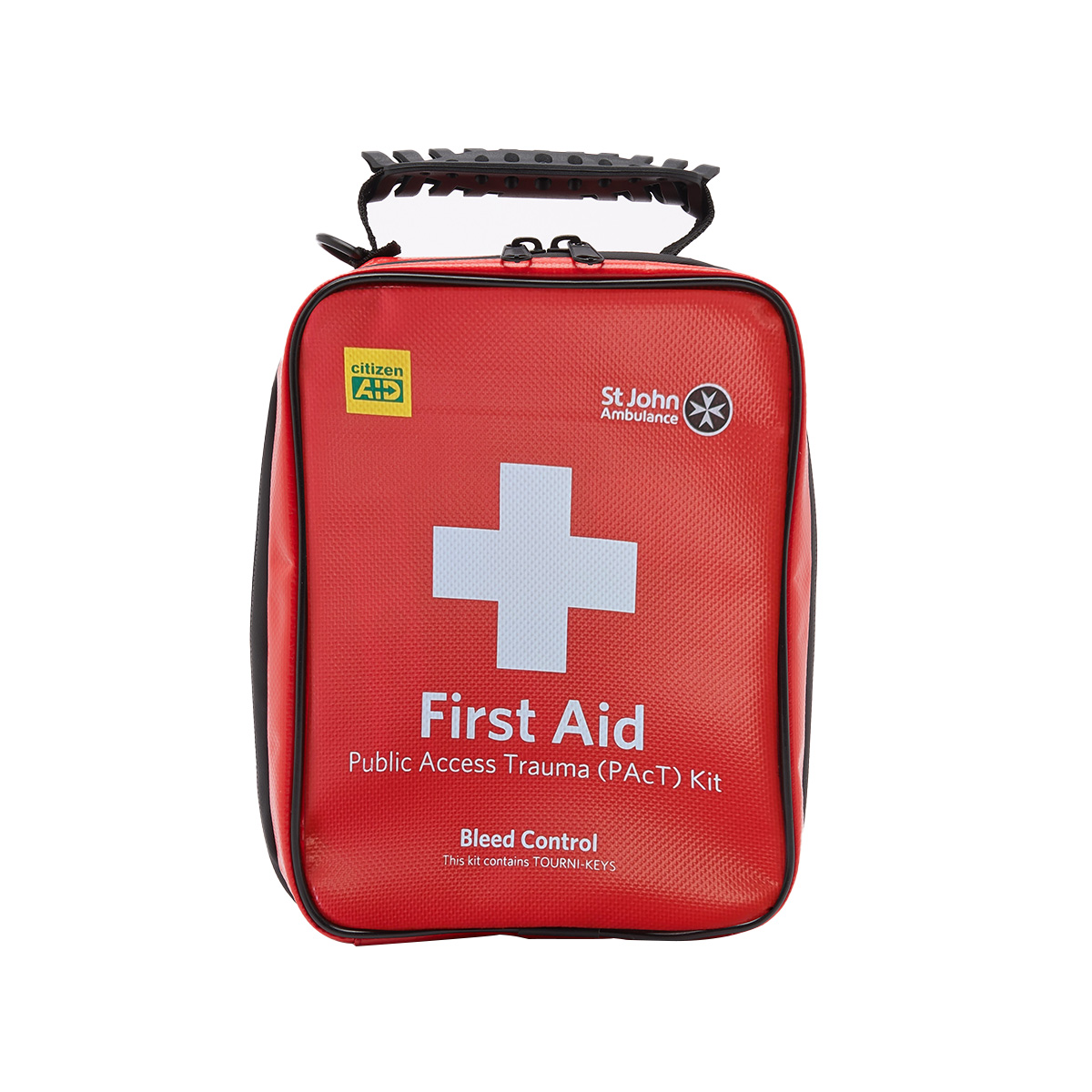 St John Ambulance Public Access Trauma PAcT First Aid Kit with Tourni-Key