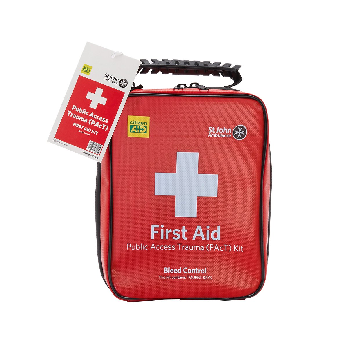 St John Ambulance Public Access Trauma PAcT First Aid Kit with Tourni-Key