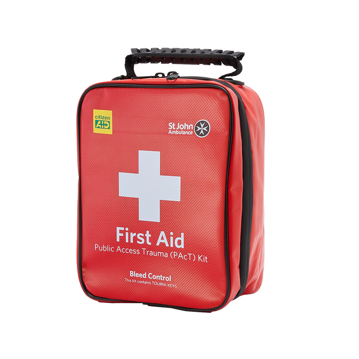 St John Ambulance Public Access Trauma PAcT First Aid Kit with Tourni-Key